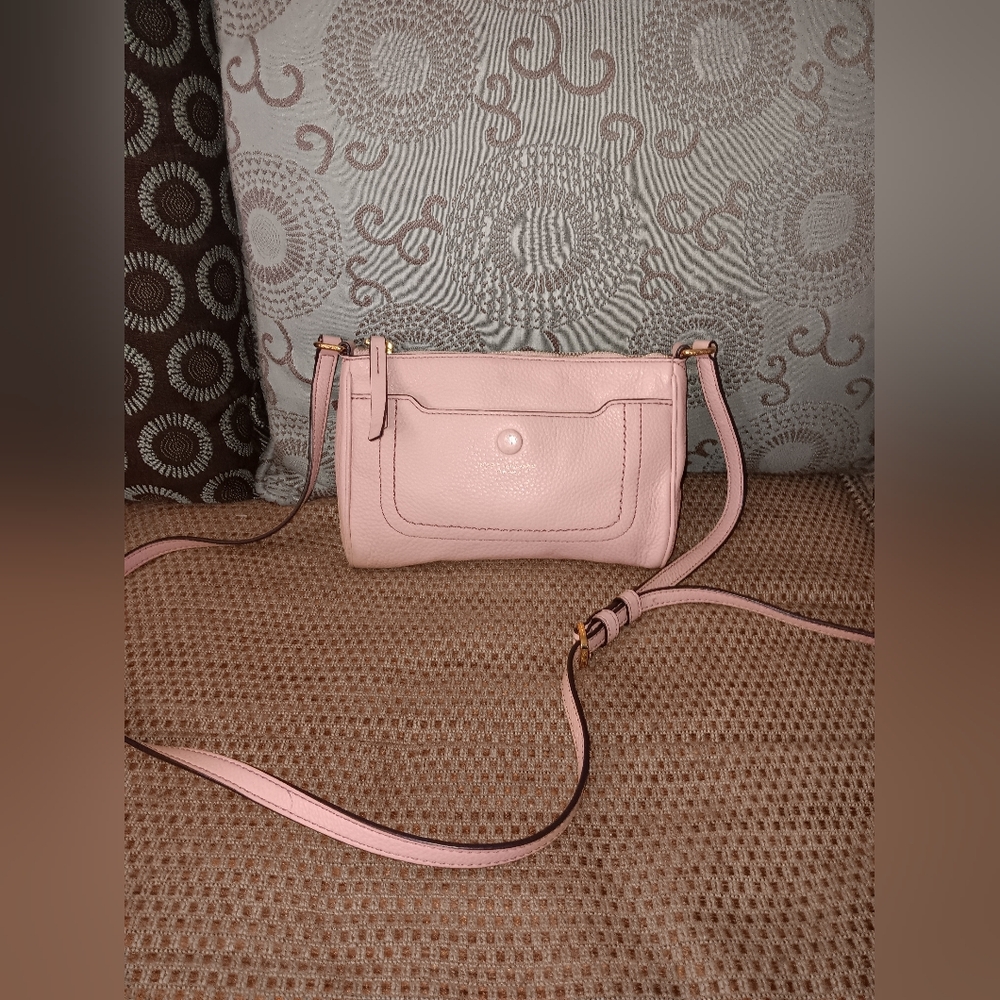 Marc Jacobs Pink Leather Crossbody Bag